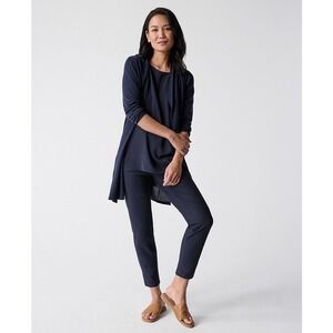 Eileen Fisher Black Slim Trousers